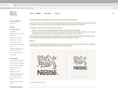 Image de Nestlé Brand Identity & Communication Standard – brandportal.nestle.com