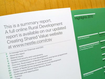 Image de Creating Shared Value and Rural Development Summary Report 2010