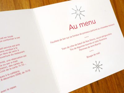 Image de Christmas Menu overview since 1993