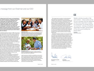 Image de Nestlé in society 2013 – Creating Shared Value and meeting our commitments