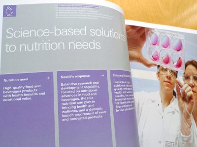Image de Creating Shared Value Report 2008, Nutrition